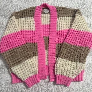 American Eagle Striped Cardigan